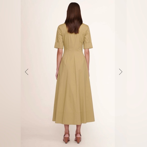 STAUD JOAN MAXI DRESS KHAKI - Picture 5 of 10